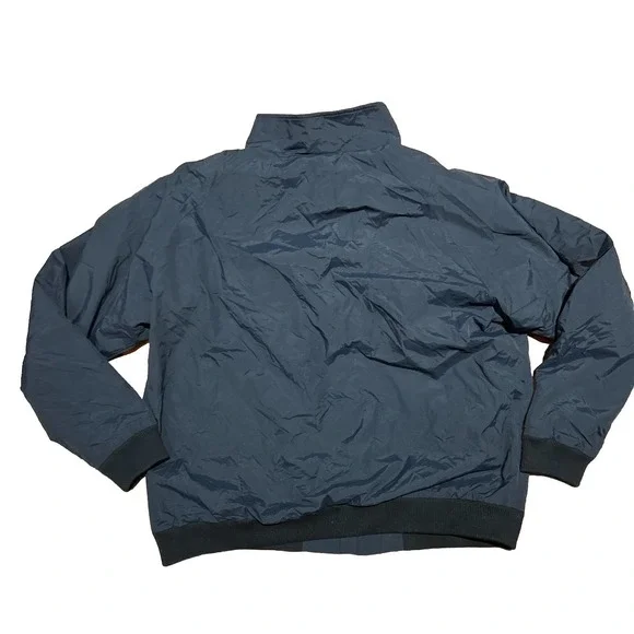 BMW Bomber‎ Jacket Full Zip Mens 3XL Windbreaker Fleece Lined Racer Fitted Logo - Picture 4 of 9